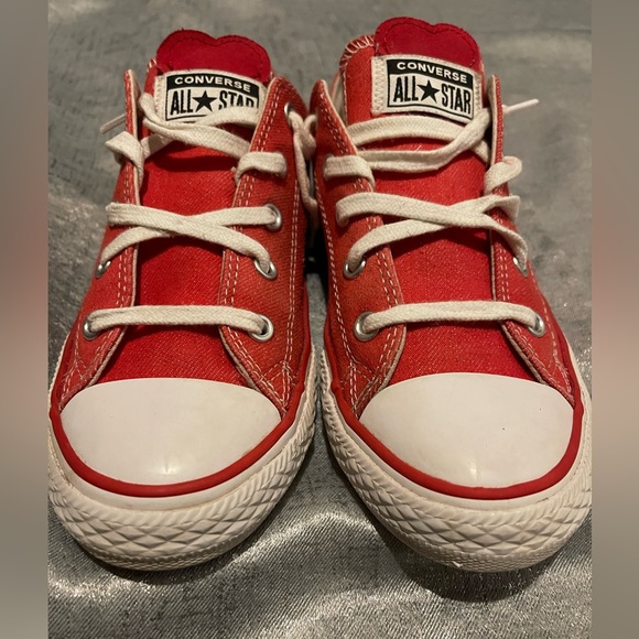 Rare Red Heart Converse size 3Y - Picture 9 of 13